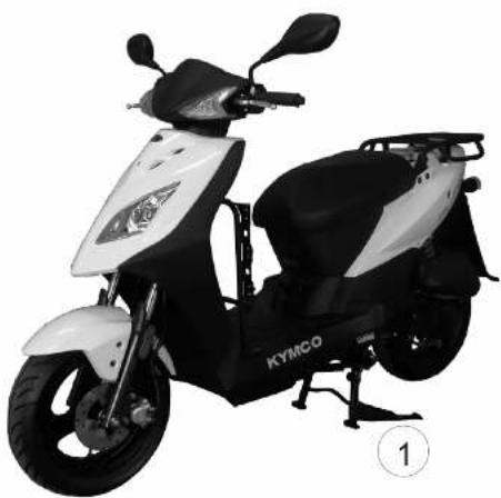 KYMCO Agility Carry - CAUTION - 1