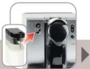 DELONGHI Nespresso Lattissiama - Bereiding van cappuccino en Latte Macchiato Préparation d'un cappuccino ou d'un Latte Macchiato - 3