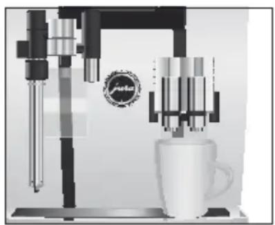 JURA GIGA X9c Professional - Préparation par simple pression d'une touche - 1