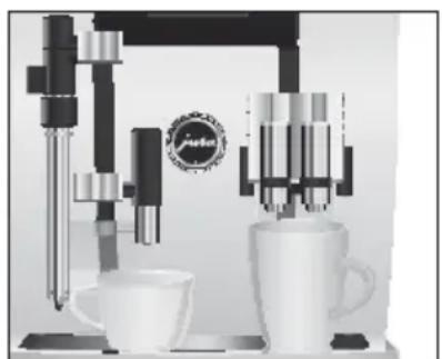 JURA GIGA X9c Professional - Préparation simultanée de deux produits - 1
