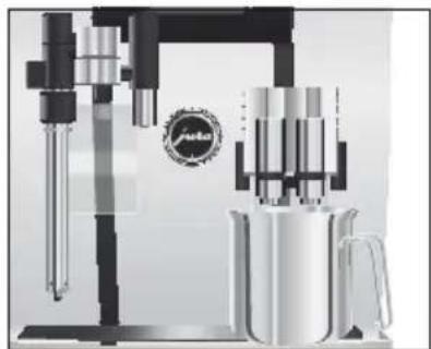 JURA GIGA X9c Professional - Rinçage du système de lait - 1