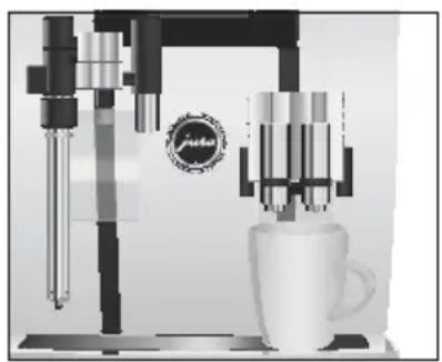 JURA GIGA X9c Professional - Préparation d'une spécialité de café avec présélection du broyeur - 1