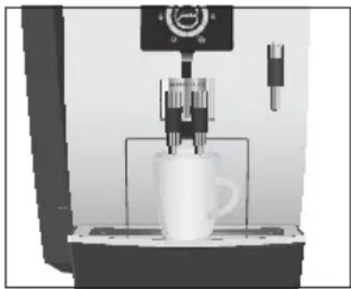 JURA IMPRESSA XJ5 Professional - Adaptation durable de la quantité d'eau à la taille de la tasse - 1