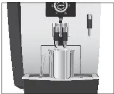 JURA IMPRESSA XJ5 Professional - Rinçage de la machine - 1