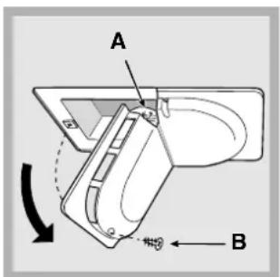 INDESIT CA 55 - Sostituire la lampadinaSostituire la lampadir - 1
