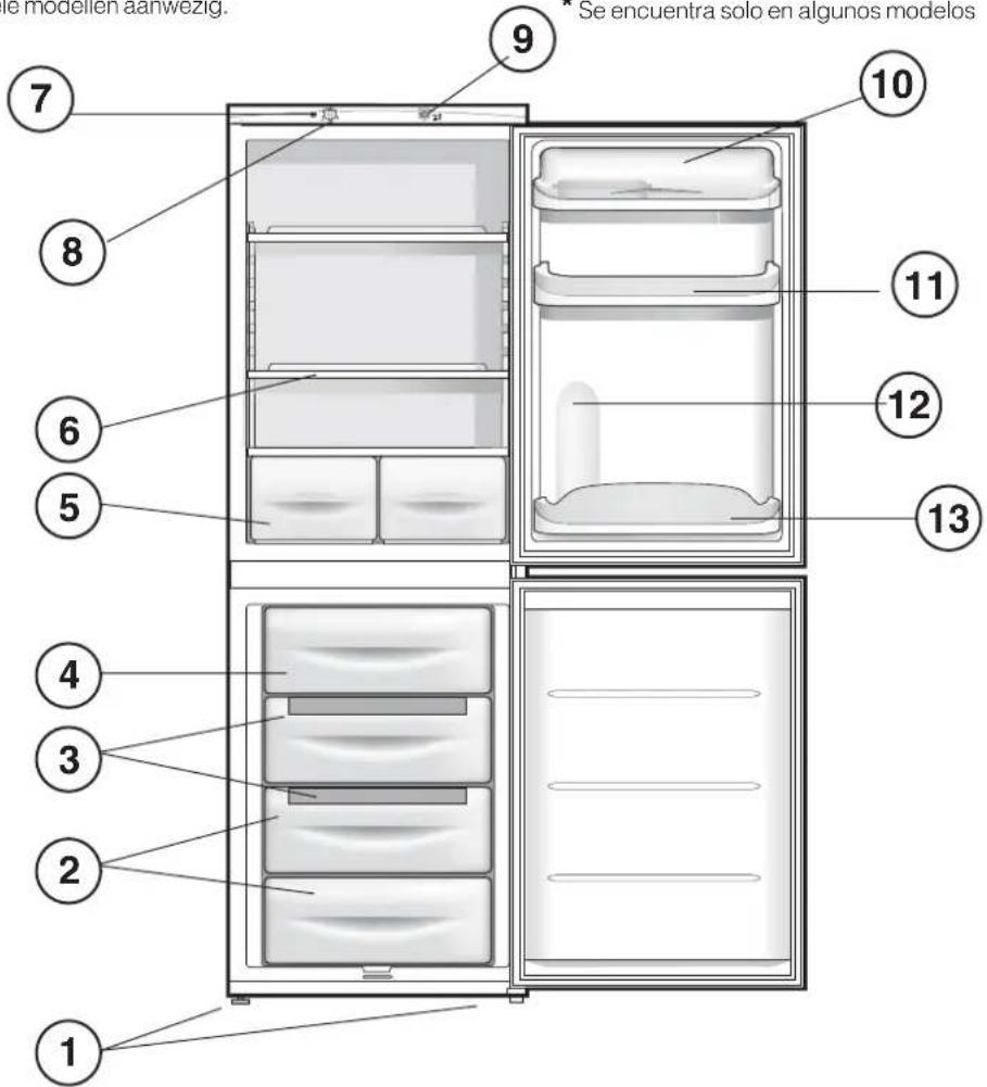 INDESIT CA 55 - COMPARTIMENTO PARA MANTEQUILLA\* - 1