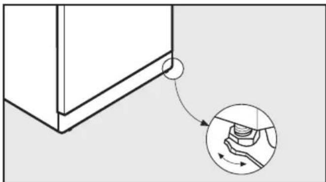 MIELE K 12420 SD - Équilibrage de l'appareil - 1