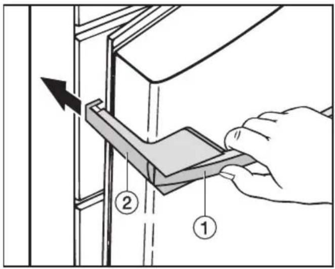 MIELE K 12420 SD - Retrait de la poignée : - 1