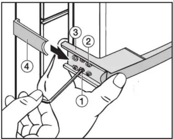 MIELE KFN 12923 SD - Refitting the handles - 1