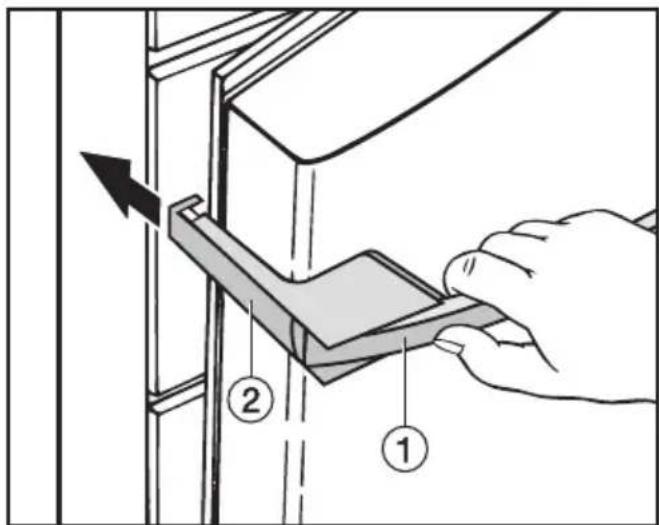 MIELE KFN 12923 SD - Removing the door handles - 1