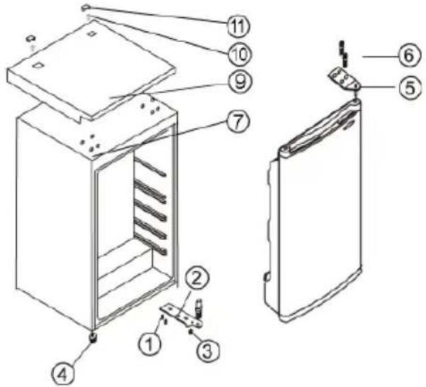 SEVERIN KS 9825 - Reversible door - 1