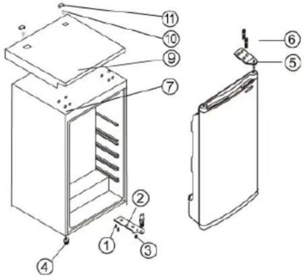 SEVERIN KS 9825 - Omhängbar dörr - 1