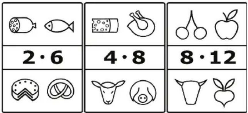 2·6 4·8 8·12