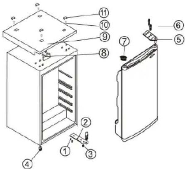 SEVERIN KS 9893 - Odwracane drzwi - 1