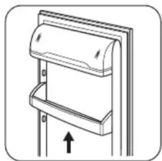 ZANUSSI ZBA15020SA - Positioning the door shelves - 1