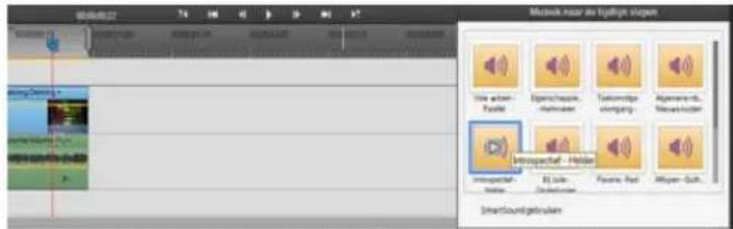ADOBE Premiere Elements 12 - Een audiosoundtrack toevoegen - 1