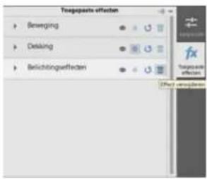ADOBE Premiere Elements 12 - Een effect verwijderen - 1