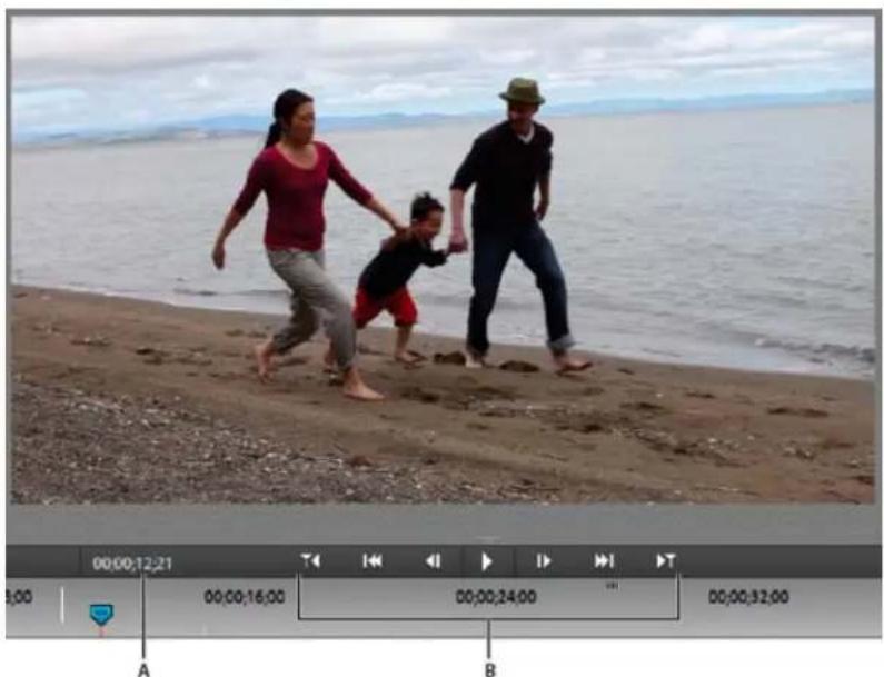 ADOBE Premiere Elements 12 - Een voorvertoning van de film weergeven in het deelvenster Monitor - 1
