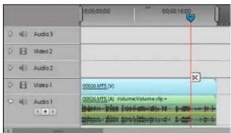 ADOBE Premiere Elements 12 - Aanpassen hoe clips worden weergegeven in de tijdlijn van de Professionele weergave - 1