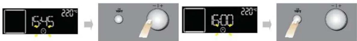 BAUKNECHT BMVE 8100/PT - SETTING END OF COOKING TIME/START DELAYED - 1
