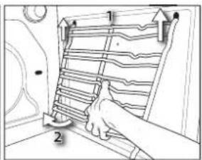 BAUKNECHT BMVE 8100/PT - DÉPOSE DES GRILLES LATÉRALES - 2