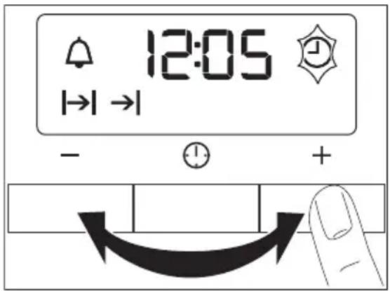 ELECTROLUX EOB3400DOX - Réglage de l'heure - 2