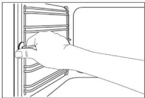 ELECTROLUX EOB3410AOX - Retrait des supports de gradins - 1