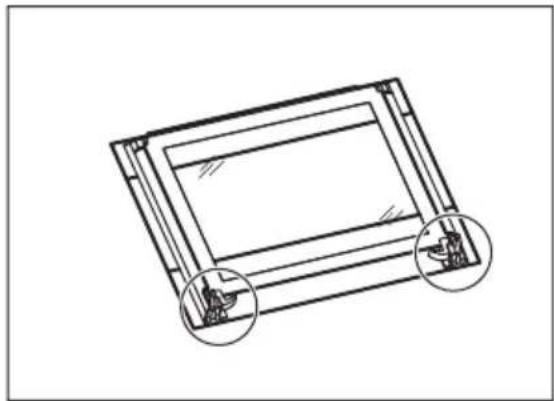 ELECTROLUX EOB3410AOX - Retrait de la porte du four et du panneau de verre - 4