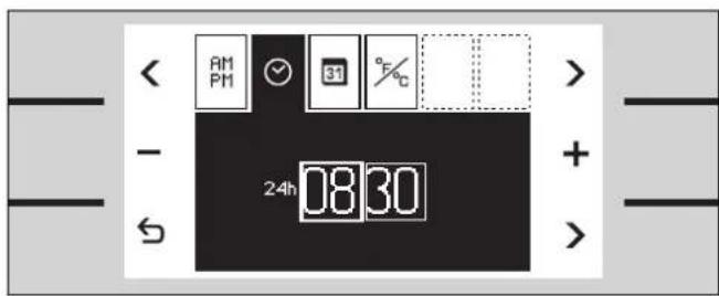 GAGGENAU BO 241 - Choosing the Time Format - 1