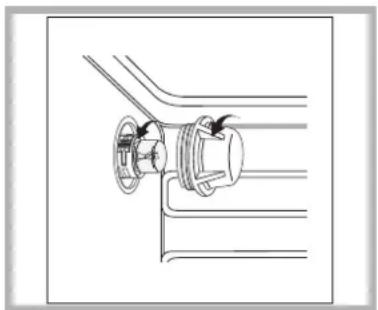 HOTPOINT Deco MHR 940.1 (AN)/HA - Remplacement de l'ampoule d'éclairage - 1