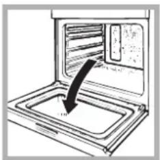 INDESIT FI 56 KC.B - Limpiar la puerta - 1