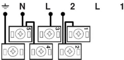 INDESIT HGK 20 B - Monteren voedingskabel - 5