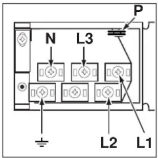 INDESIT HGK 150.B IX - Montage du cordon d'alimentation - 3