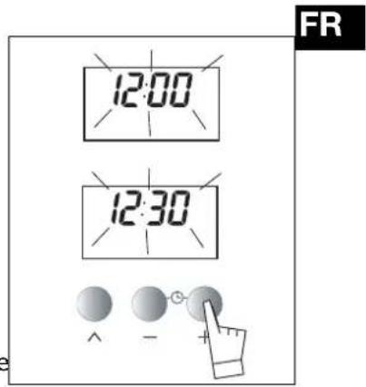 NOVY 2222 - b) Remise à l'heure de l'horloge - 1