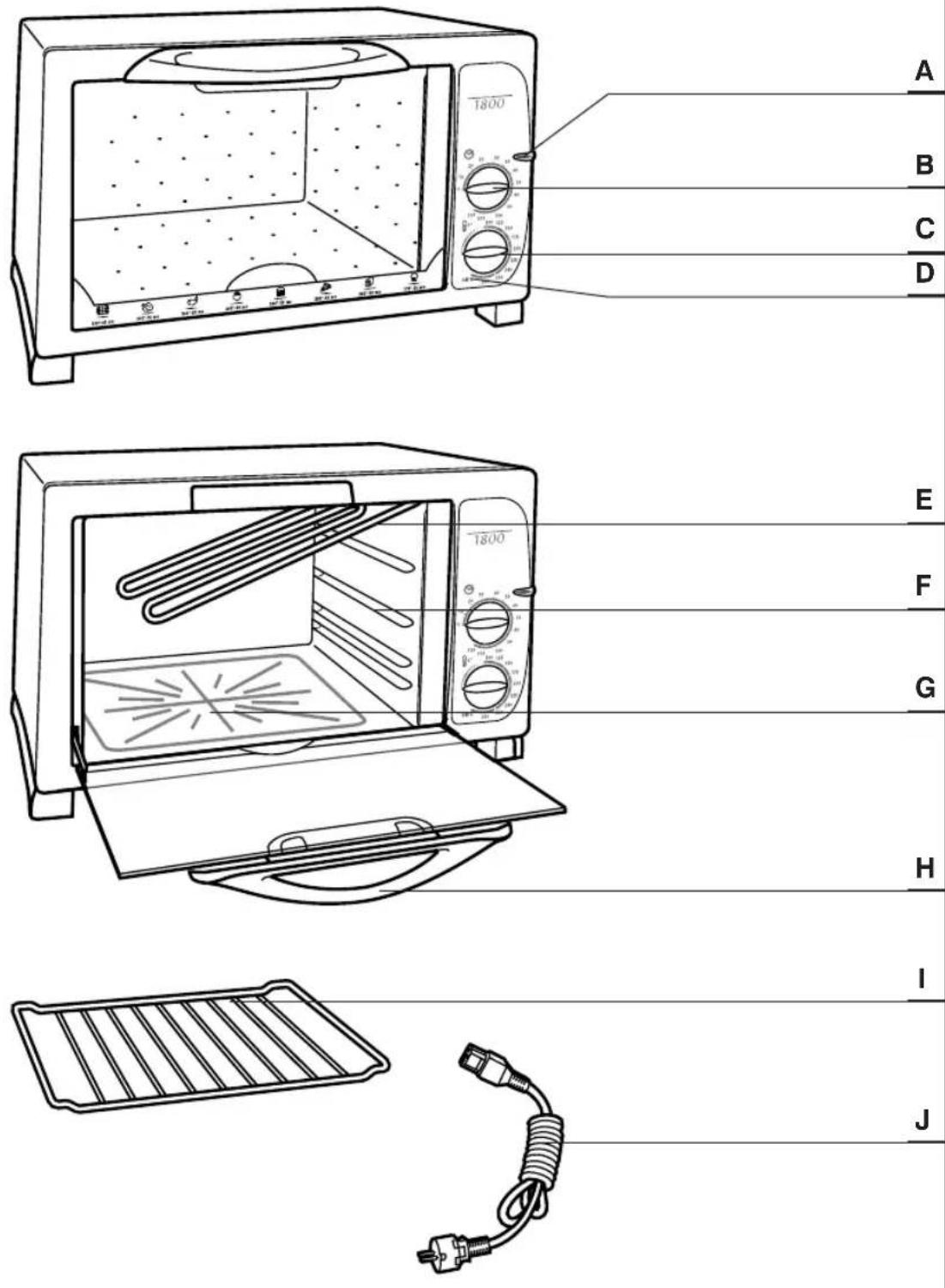TEFAL 5266 - Beschrijving van het apparaat - 1