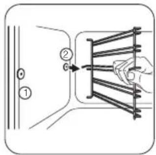ZANUSSI ZOB22601XK - Abnehmen der Einhängegitter - 2