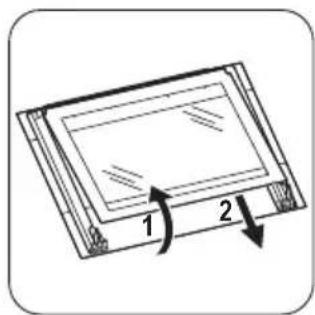 ZANUSSI ZOB22601XK - Reinigen der Backofentür - 4
