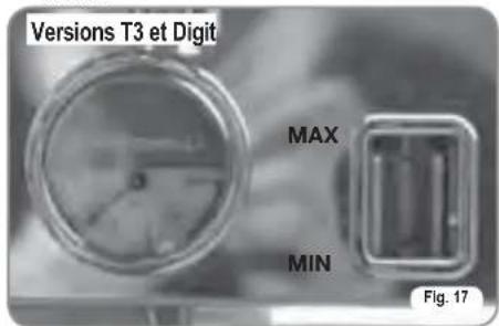 NUOVA SIMONELLI Aurelia II S - RÉGLAGE PRESSOSTAT (Versions S et V) / POMPE (Versions S, V, Digit et T3) - 4