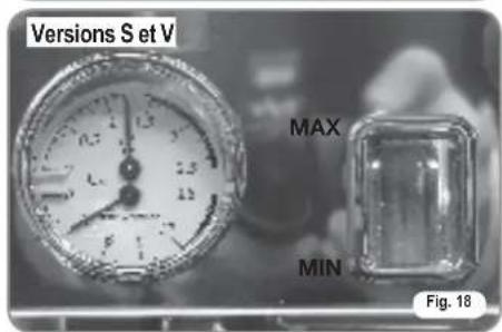 NUOVA SIMONELLI Aurelia II S - RÉGLAGE PRESSOSTAT (Versions S et V) / POMPE (Versions S, V, Digit et T3) - 5