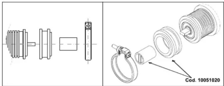 Sanremo Torino - 1) ALIGNEMENT CORRECT ENTRE POMPE ET MOTEUR - 1