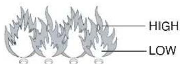 BARBECOOK Brahma 2.0 Ceram - VISUAL CHECK OF THE FLAMES - 1