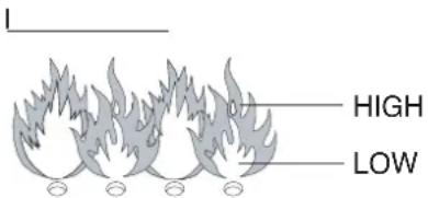 BARBECOOK Manua 1 - VERIFICAREA VIZUALĂ A FLĂCĂRILOR - 1