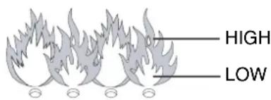 BARBECOOK Manua 3 - CONTROLE VISUEL DES FLAMMES - 1