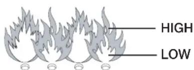 BARBECOOK Nassau Inox III - CONTROLLO VISIVO DELLE FIAMME - 1