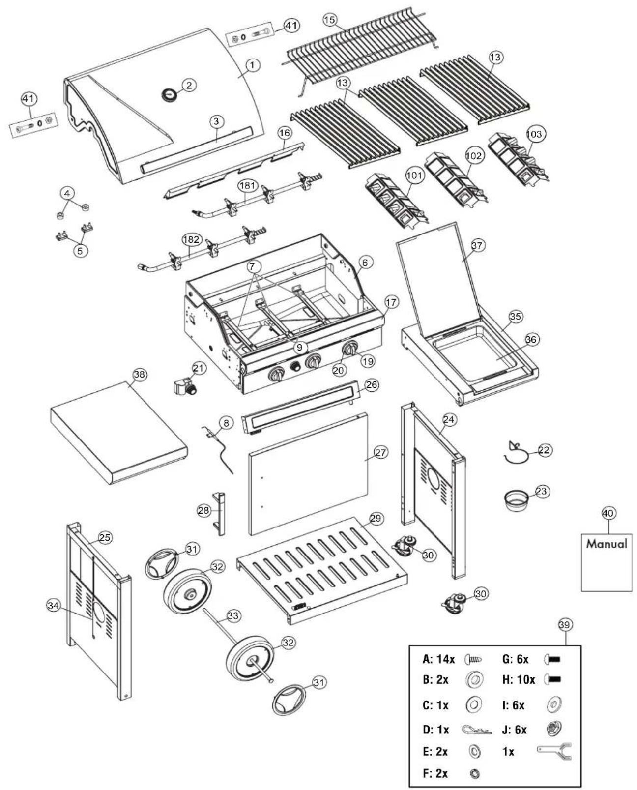 BARBECOOK Vanilla - # 223.9989.200 - 1