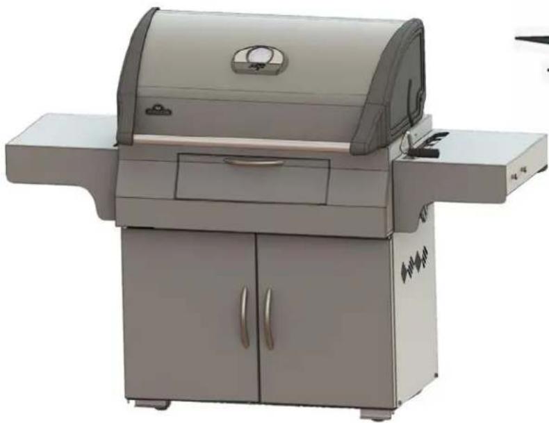 Napoleon PRO605RBCSS Mirage - GRILL AU CHARBON DE BOIS POUR L'EXTÉRIEUR - 3