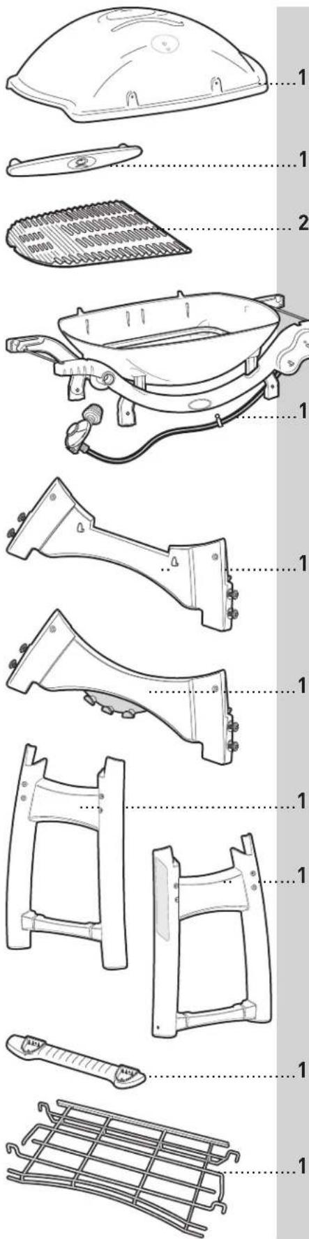 WEBER Q320 - PARTS LIST - 1