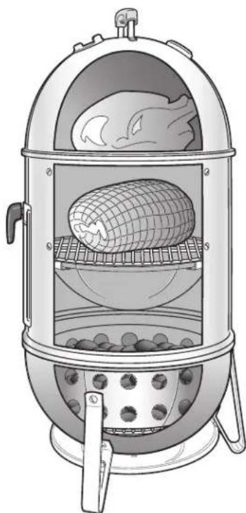 WEBER Smoker - ENNEN SYTYTTÄMISTÄ - 7