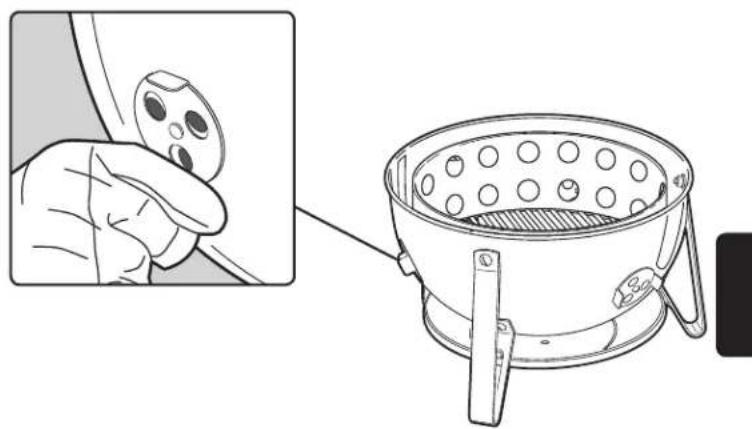 WEBER Smoker - ENNEN SYTYTTÄMISTÄ - 2