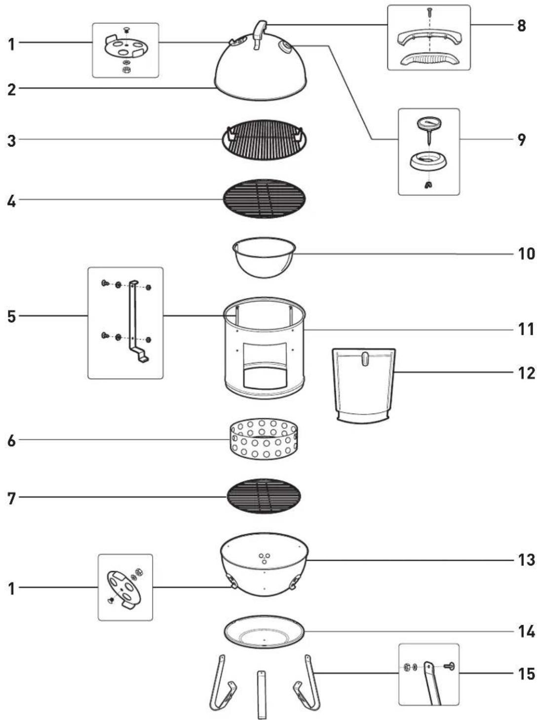 WEBER Smoker - NO - 1